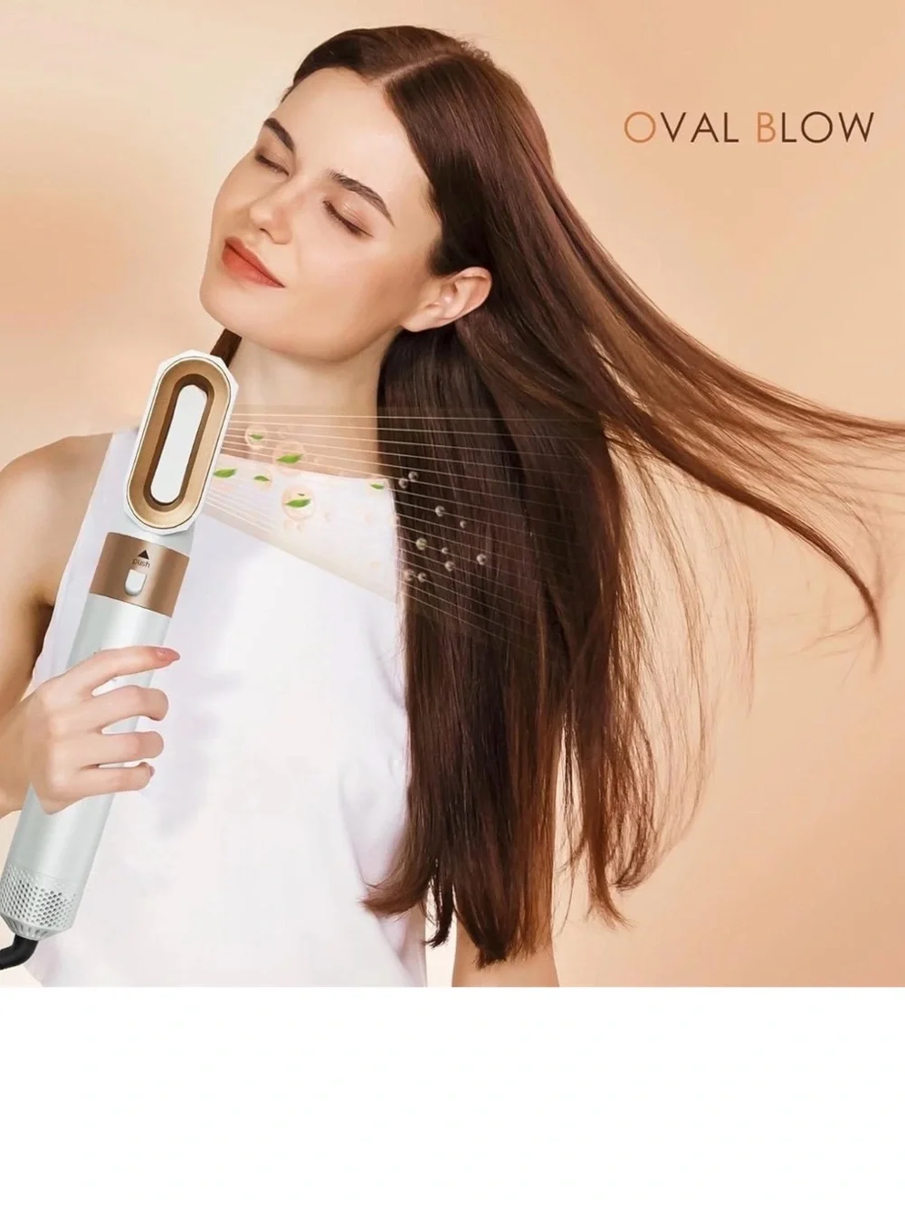 5 in 1 hair dryer brush set hot air brush curling wands